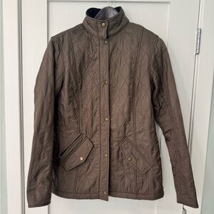 Barbour Flyweight Fleece-Lined Cavalry Jacket, Women’s Size 8